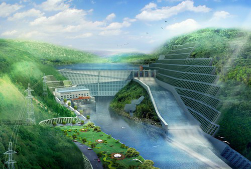 绵竹老挝南塔河1号水电站项目